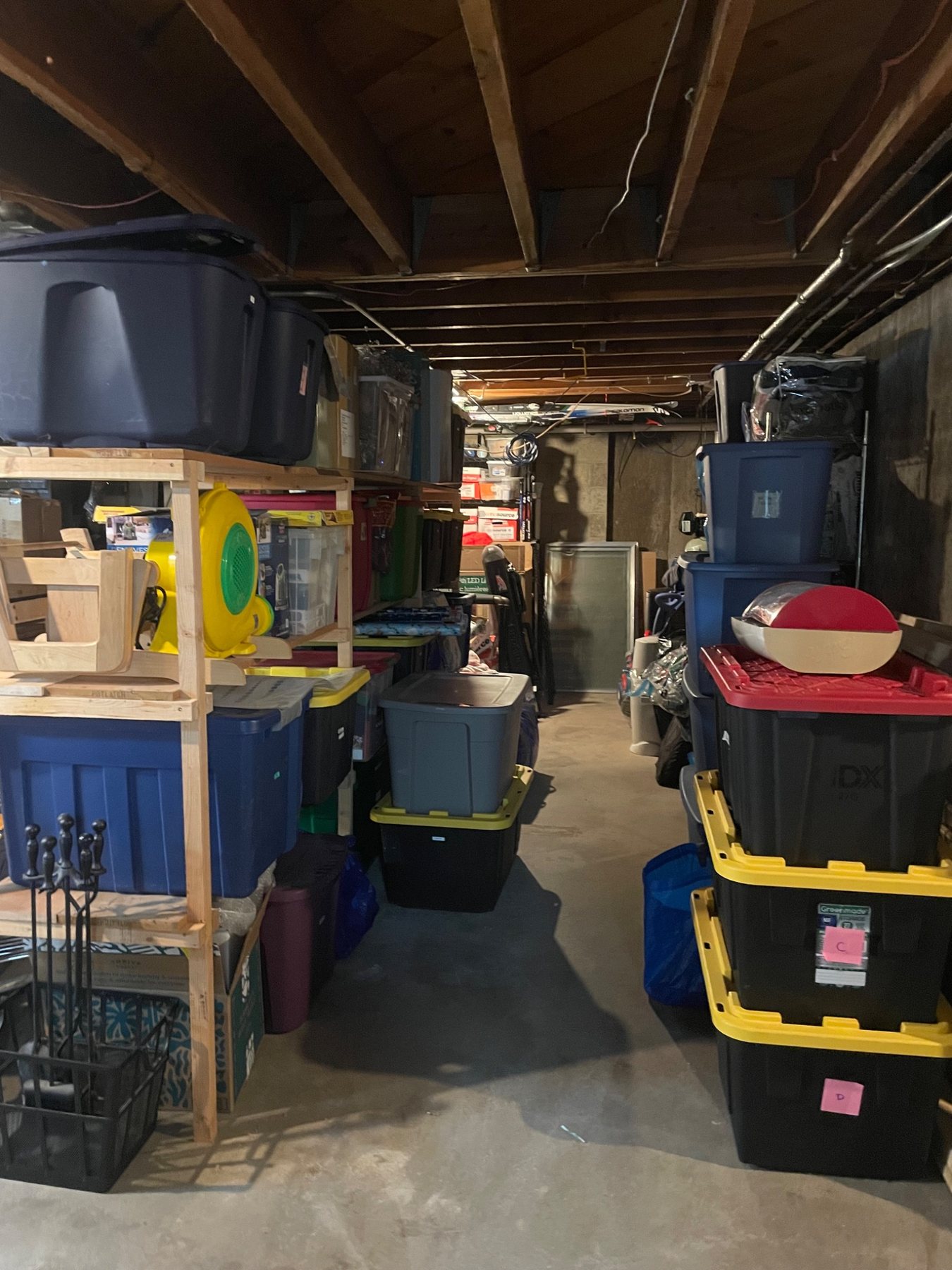 After basement reclaim