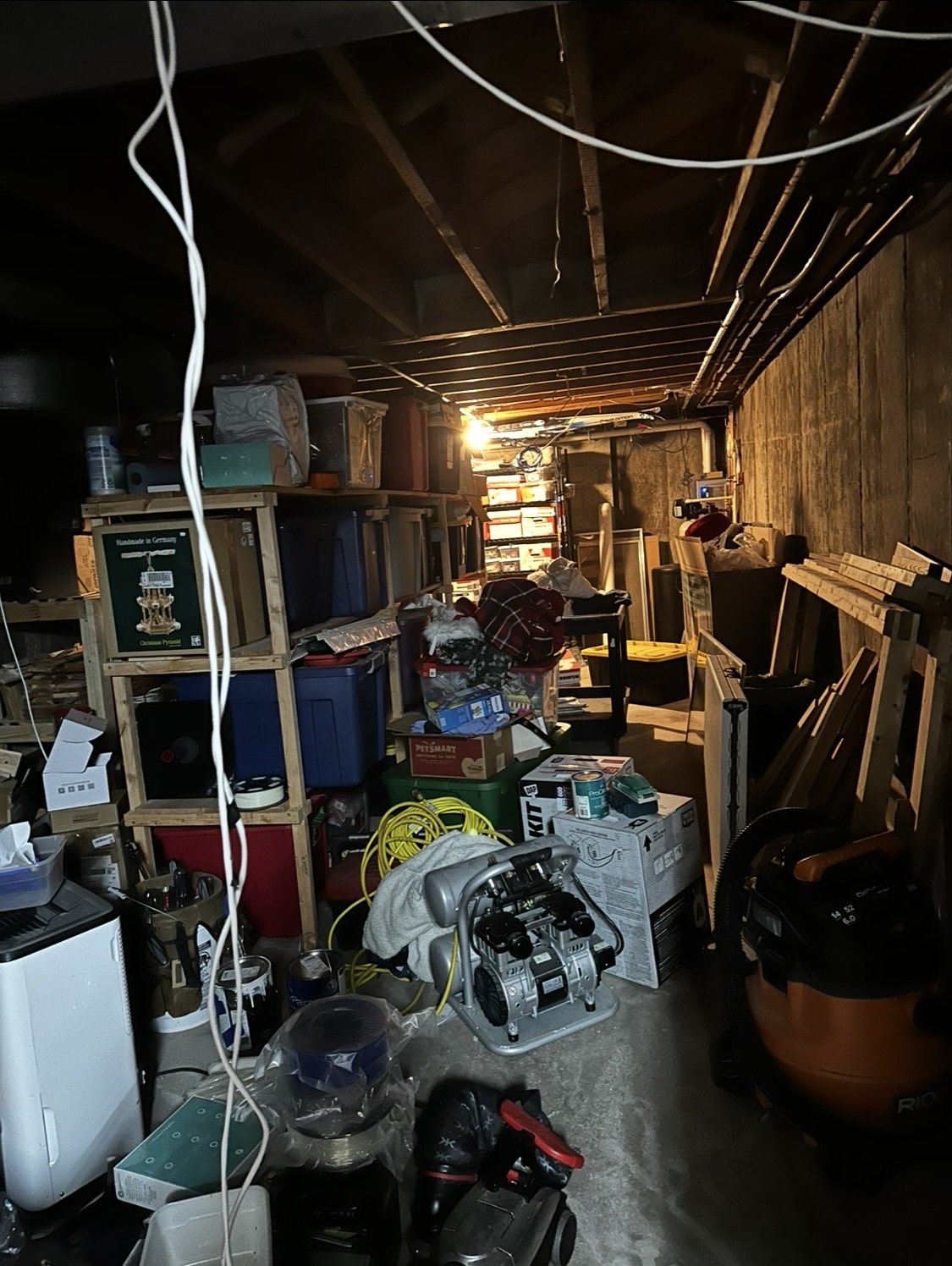 Before basement reclaim
