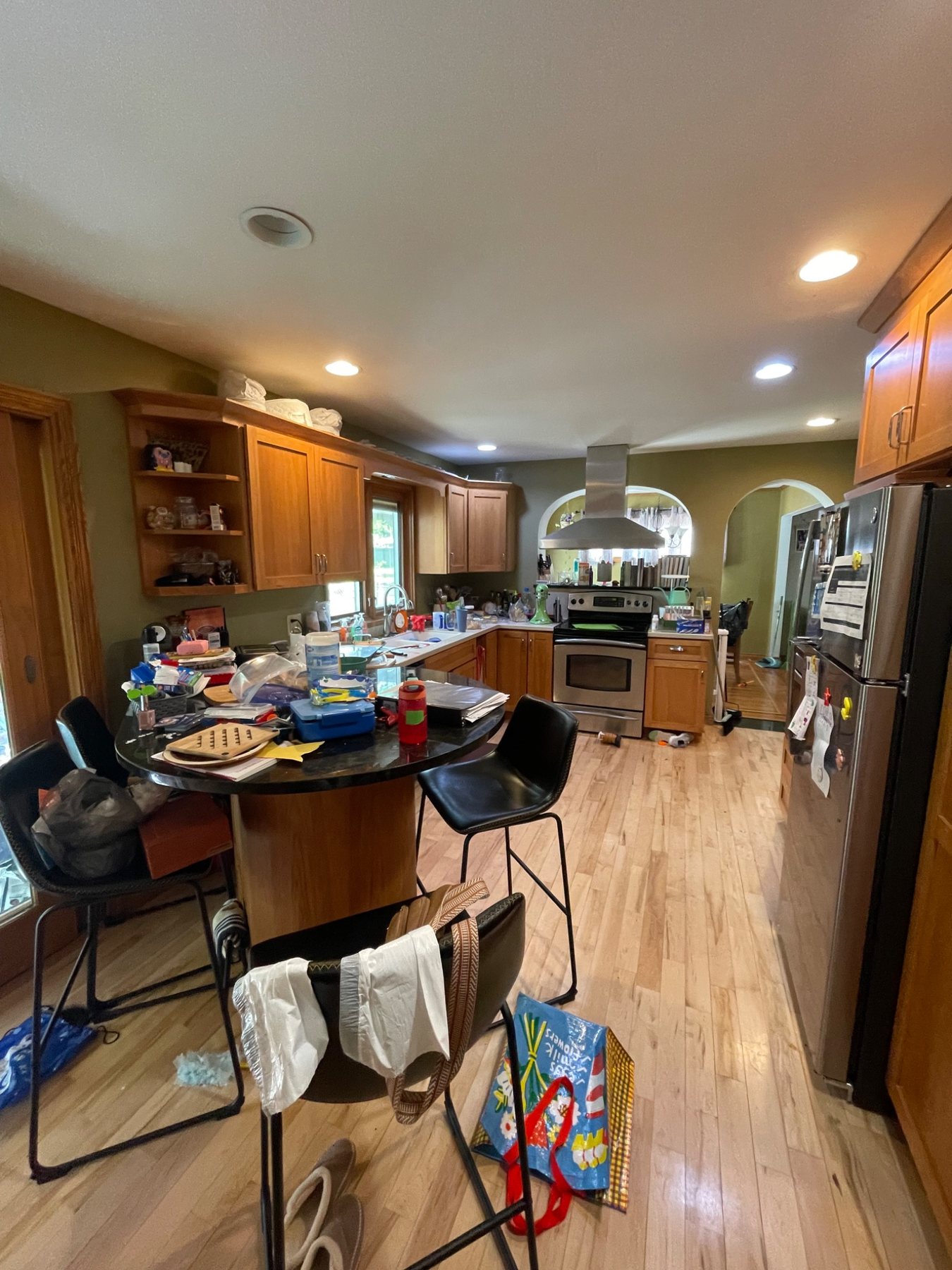 Before kitchen reset